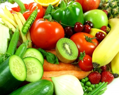 15990789 - variety of fresh fruit and vegetables